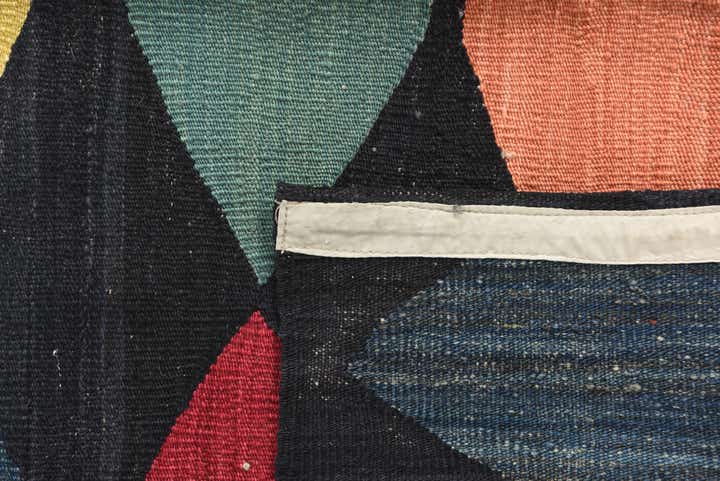5' 8 x 7' 10 Hand Woven Kilim Modern Wool Rug