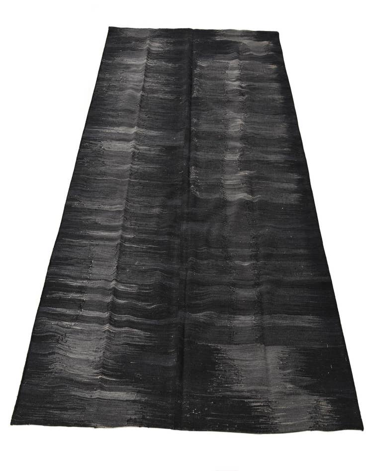 Detail image of 5' 4 x 7' 6 Hand Woven Kilim Modern Wool Rug