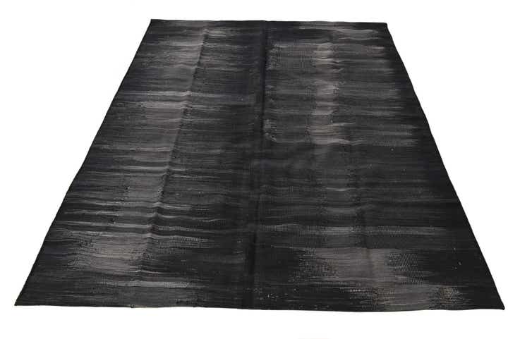 5' 4 x 7' 6 Hand Woven Kilim Modern Wool Rug