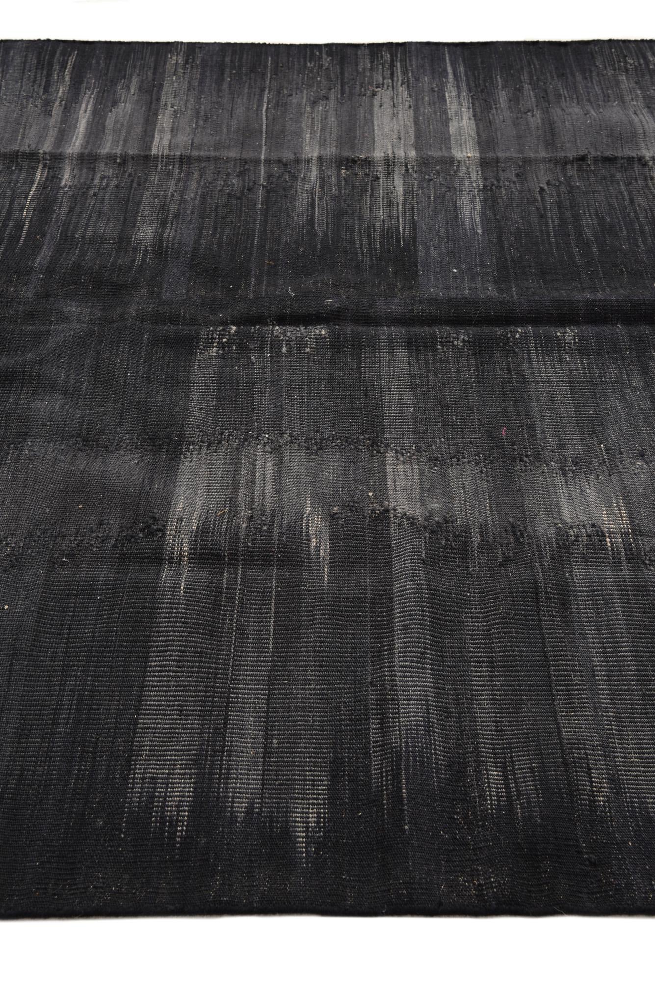 5' 4 x 7' 6 Hand Woven Kilim Modern Wool Rug