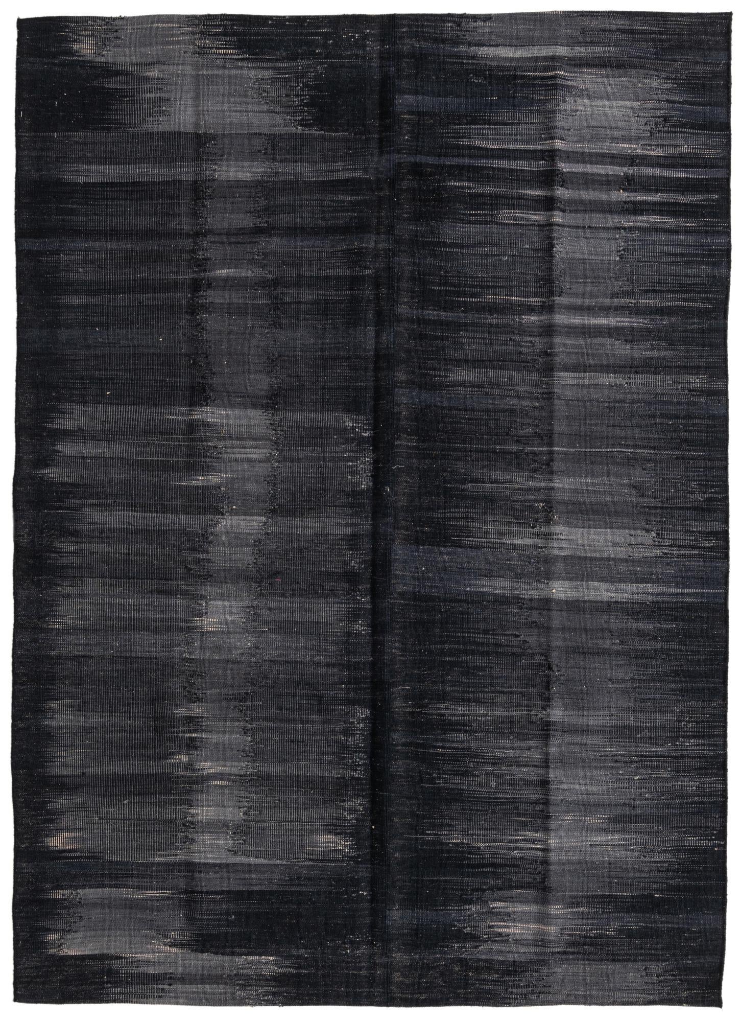 5' 4 x 7' 6 Hand Woven Kilim Modern Wool Rug