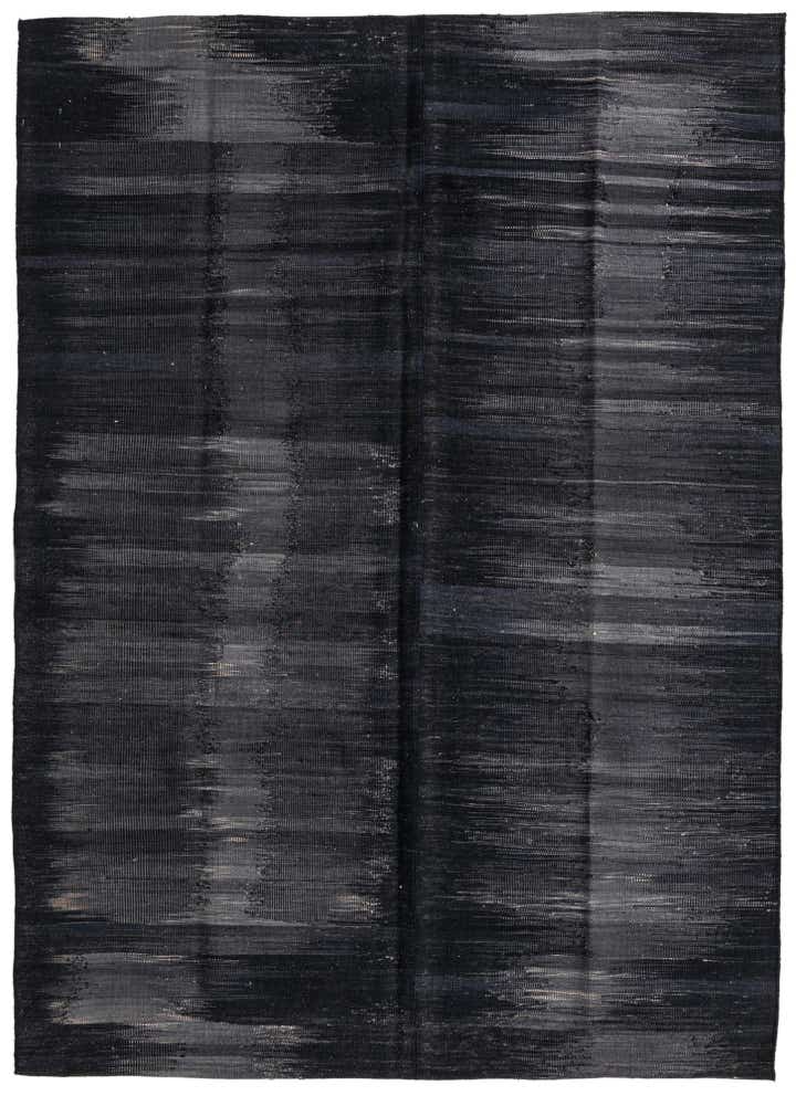 5' 4 x 7' 6 Hand Woven Kilim Modern Wool Rug
