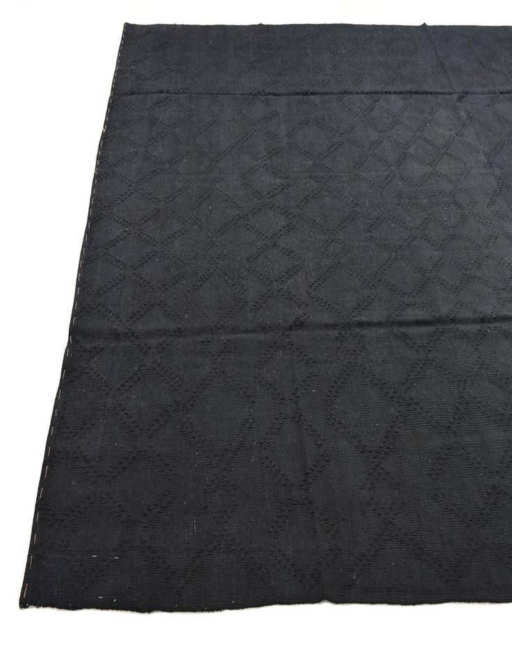 Detail image of 7' 10 x 9' 11  Hand Woven Kilim Modern Wool Rug