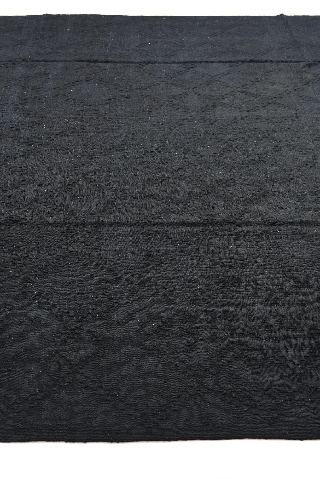 7' 10 x 9' 11 Hand Woven Kilim Modern Wool Rug