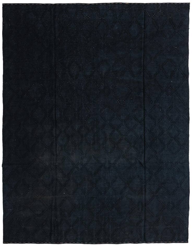Detail image of 7' 10 x 9' 11 Hand Woven Kilim Modern Wool Rug