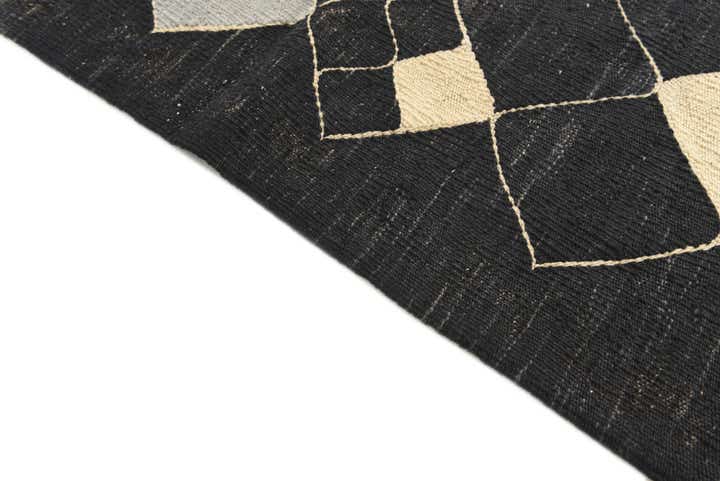 5' 7 x 7' 9 Hand Woven Kilim Modern Wool Rug
