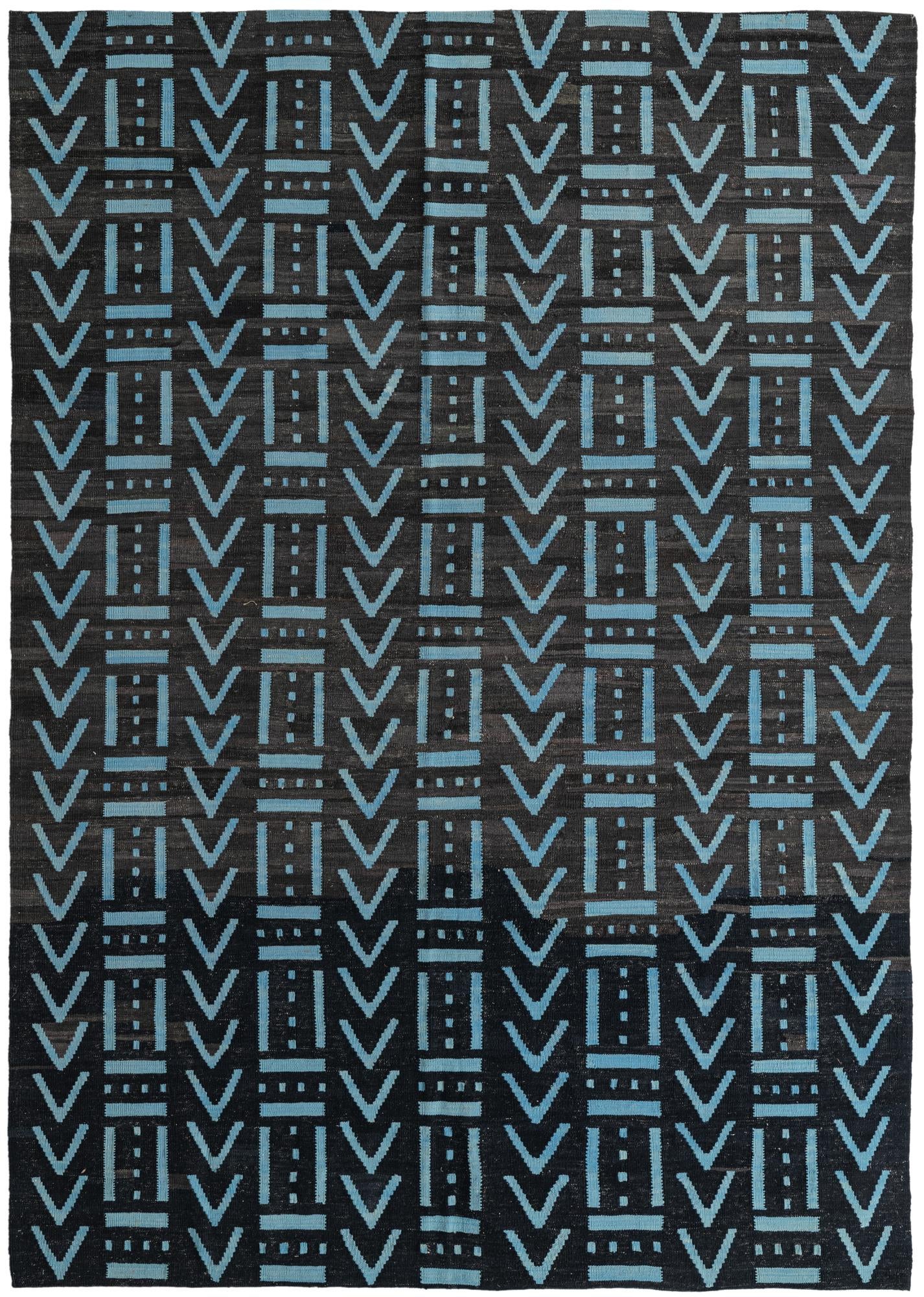 215cm x 275cm Tejido a mano Kilim Modern Alfombra Lana
