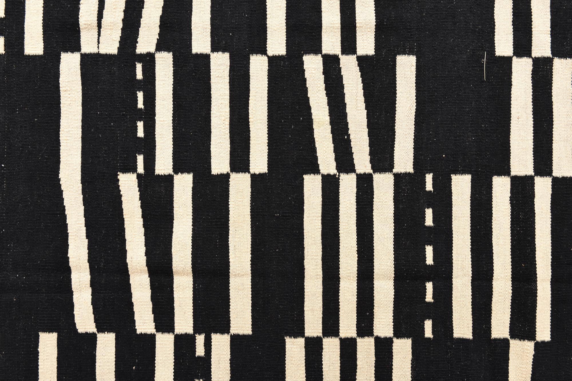 8' 5 x 9' 8 Hand Woven Kilim Modern Wool Rug