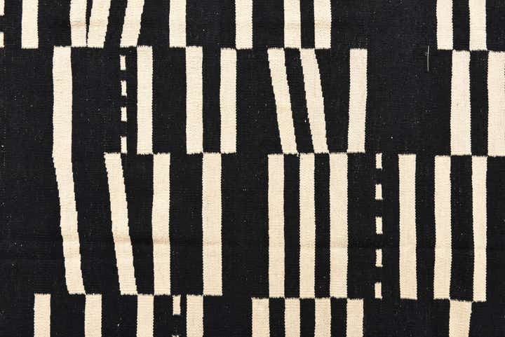 8' 5 x 9' 8 Hand Woven Kilim Modern Wool Rug