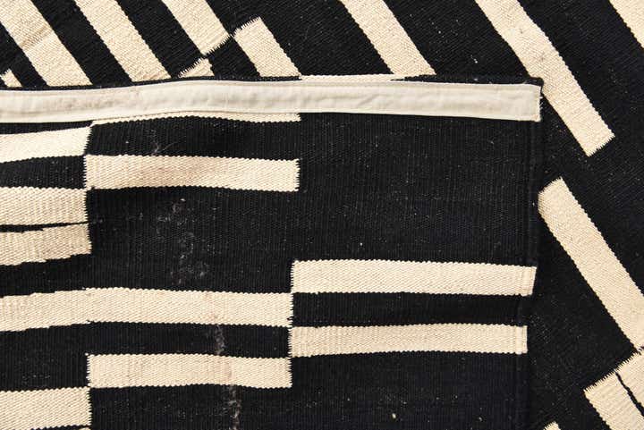 8' 5 x 9' 8 Hand Woven Kilim Modern Wool Rug