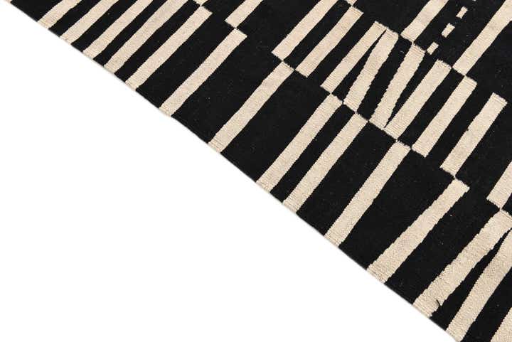 8' 4 x 9' 8 Hand Woven Kilim Modern Wool Rug