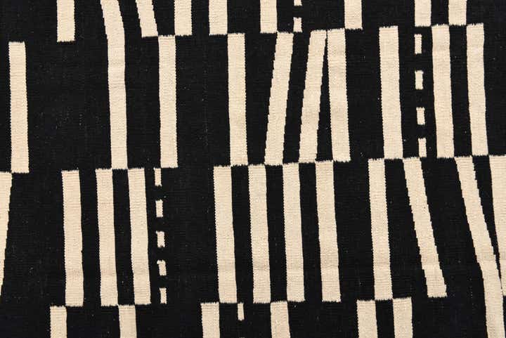 8' 4 x 9' 8 Hand Woven Kilim Modern Wool Rug