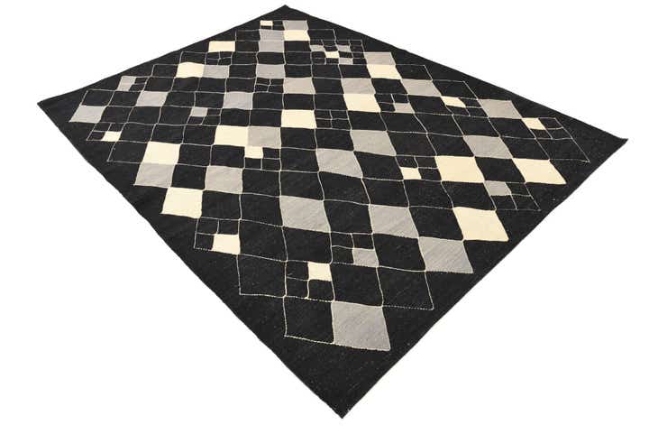 5' 11 x 7' 10 Hand Woven Kilim Modern Wool Rug