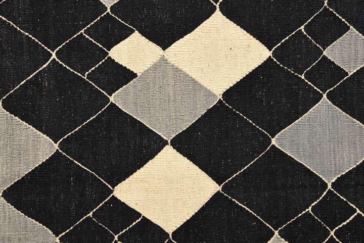 5' 11 x 7' 10 Hand Woven Kilim Modern Wool Rug