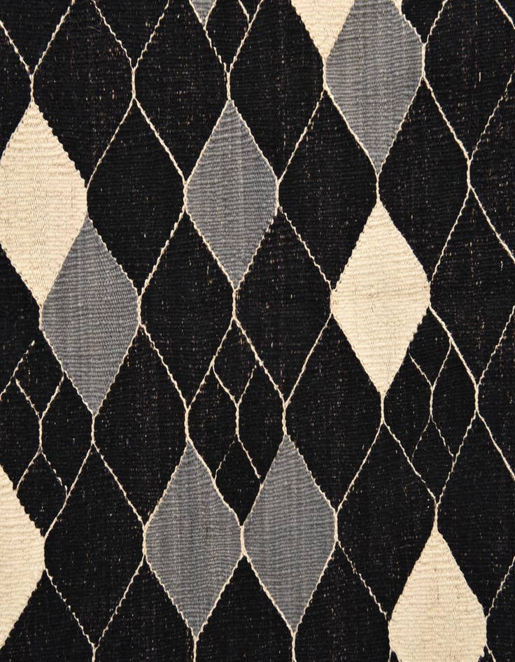 Detail image of 5' x 6' 5  Hand Woven Kilim Modern Wool Rug