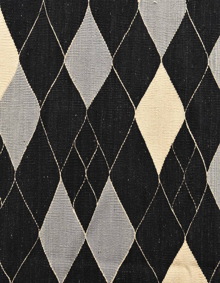 Detail image of 8' x 9' 7  Hand Woven Kilim Modern Wool Rug