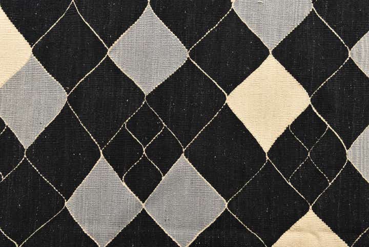 8' x 9' 7 Hand Woven Kilim Modern Wool Rug