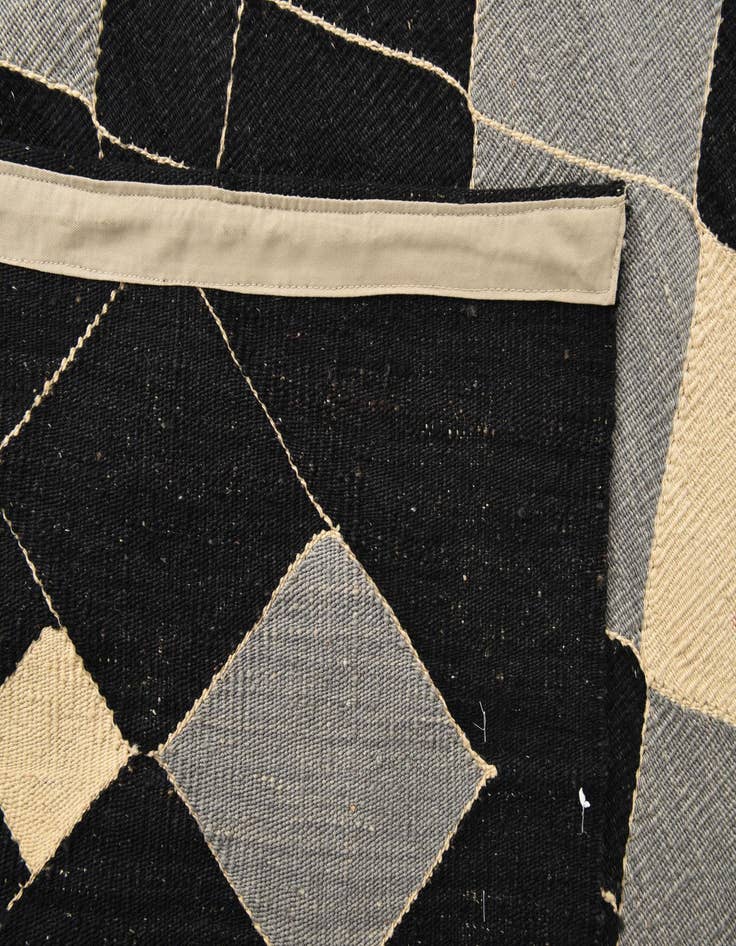 Detail image of 8' x 9' 7  Hand Woven Kilim Modern Wool Rug