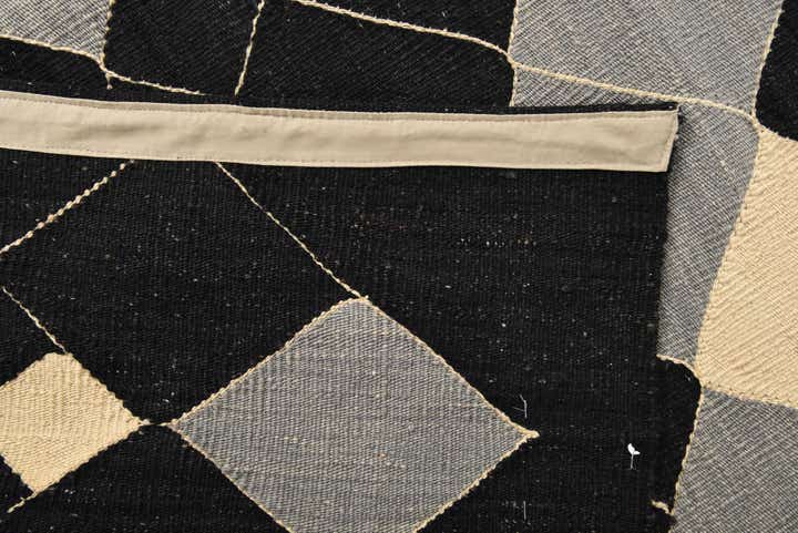 8' x 9' 7 Hand Woven Kilim Modern Wool Rug