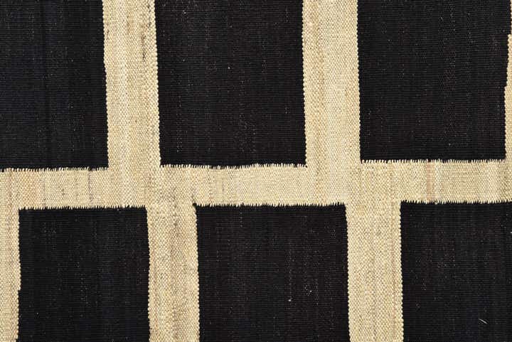 4' 10 x 6' 6 Hand Woven Kilim Modern Wool Rug