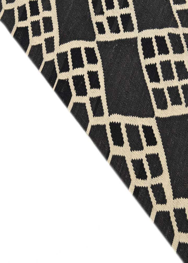 6' 3 x 8' 4 Hand Woven Kilim Modern Wool Rug