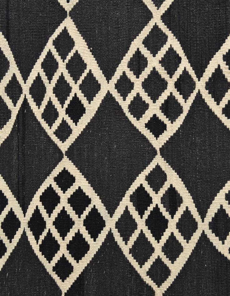 Detail image of 6' 3 x 8' 4  Hand Woven Kilim Modern Wool Rug
