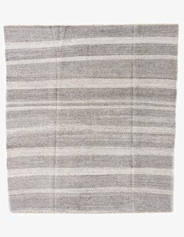 8' 4 x 9' 1 Hand Woven Kilim Modern Wool Rug