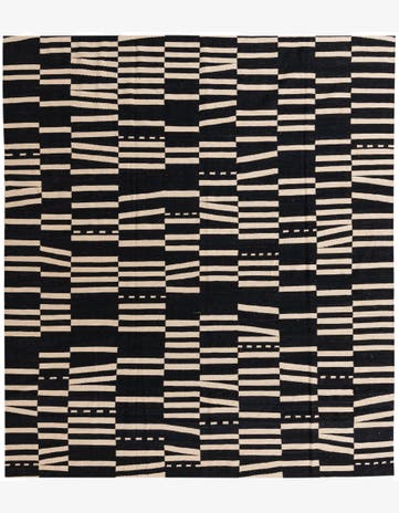 8' 5 x 9' 8 Hand Woven Kilim Modern Wool Rug