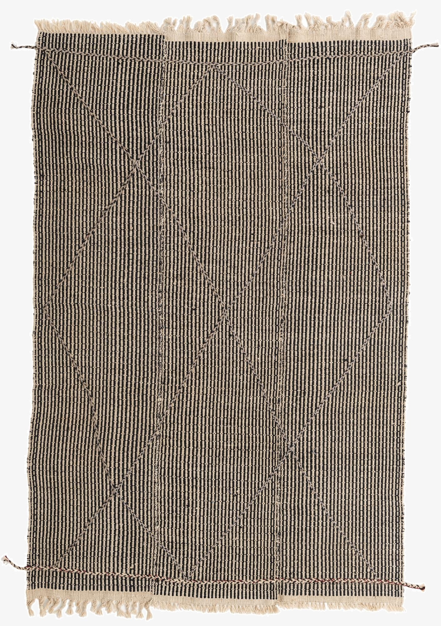 5' 8 x 8' 6  Hand Woven Kilim Modern Wool Rug