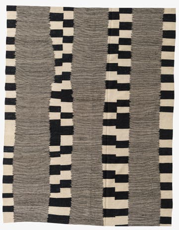 6' x 7' 8 Hand Woven Kilim Modern Wool Rug