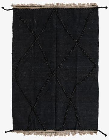 3' 7 x 5' 3 Hand Woven Kilim Modern Wool Rug