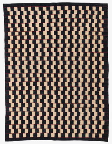5' 8 x 7' 7 Hand Woven Kilim Modern Wool Rug