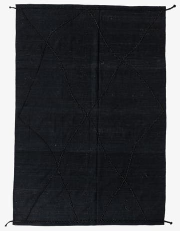 6' 8 x 9' 10 Hand Woven Kilim Modern Wool Rug