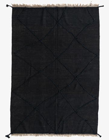 5' 8 x 8' 2 Hand Woven Kilim Modern Wool Rug