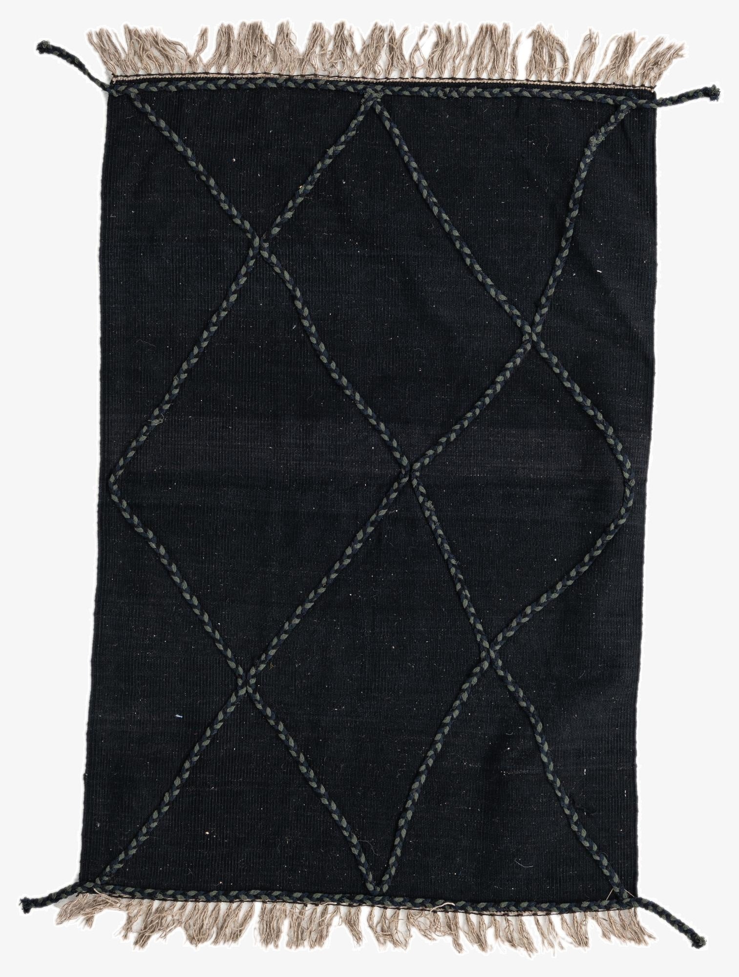 3' 5 x 5' 1  Hand Woven Kilim Modern Wool Rug