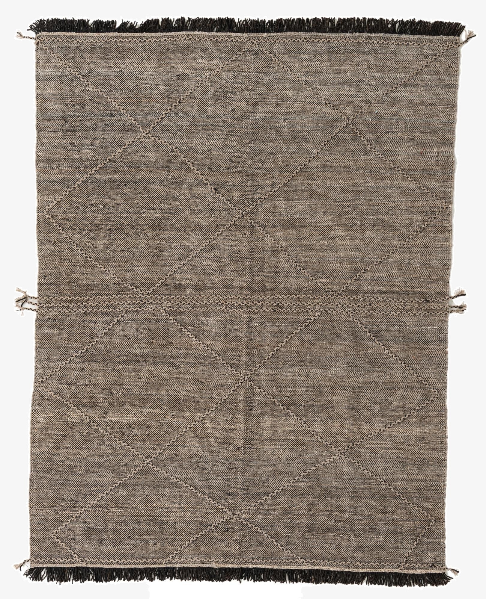 6' x 7' 8  Hand Woven Kilim Modern Wool Rug