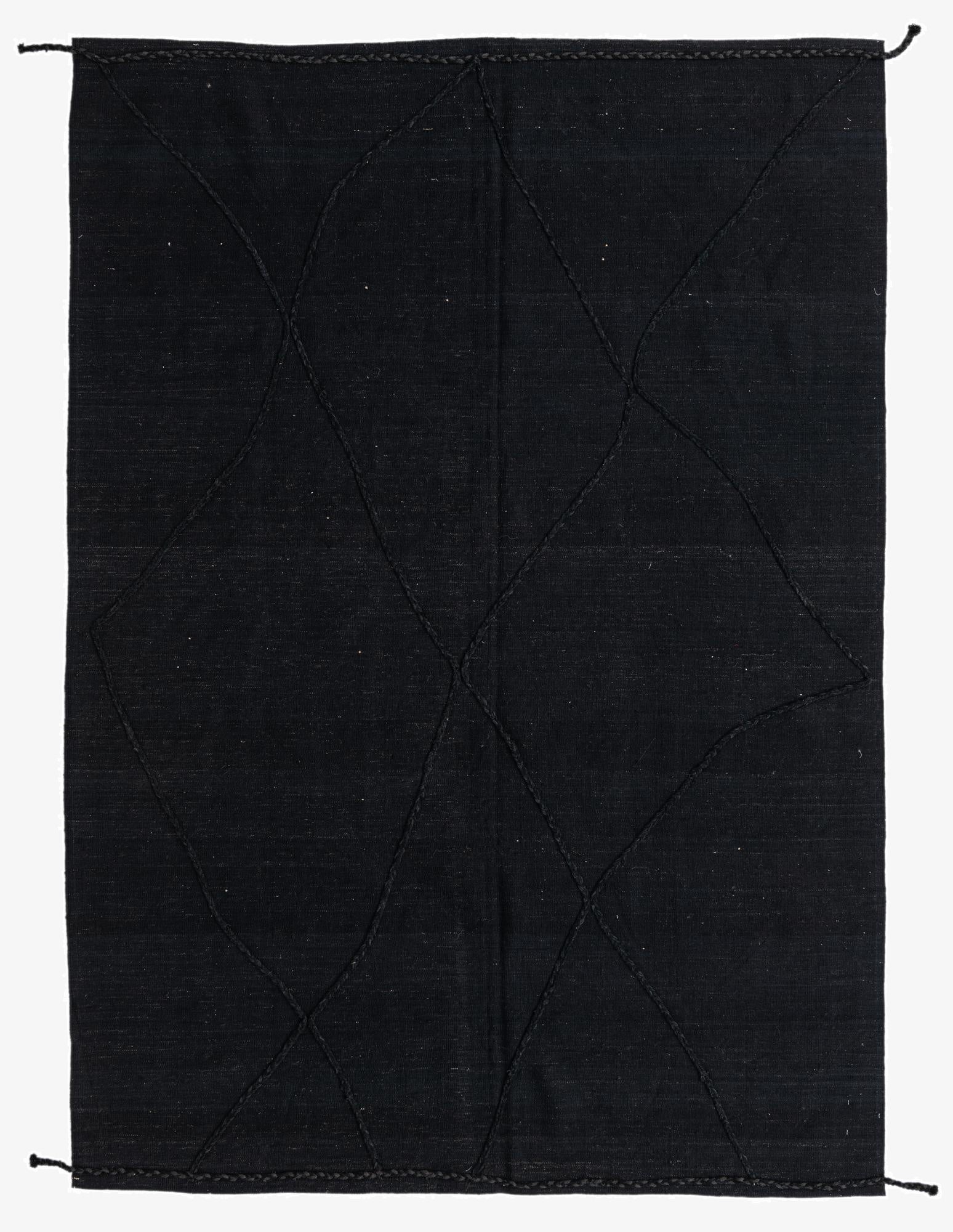 7' x 9' 10  Hand Woven Kilim Modern Wool Rug