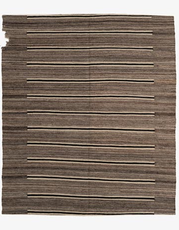 5' 6 x 6' 3 Hand Woven Kilim Modern Wool Rug