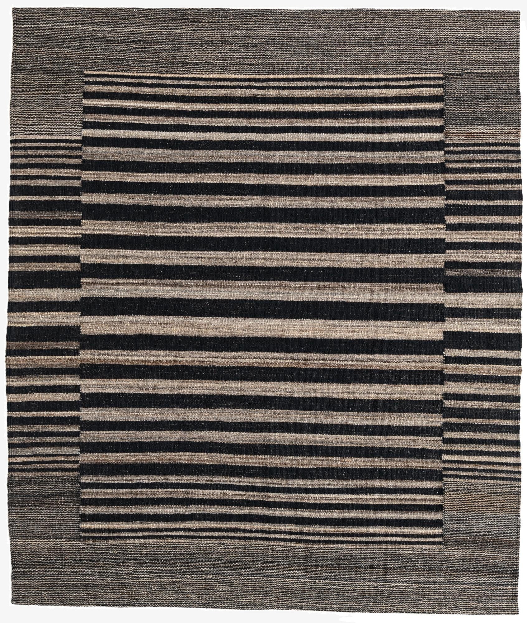5' 4 x 6' 2  Hand Woven Kilim Modern Wool Rug
