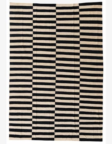 6' 8 x 9' 10 Hand Woven Kilim Modern Wool Rug