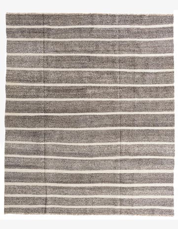 8' 3 x 9' 9 Hand Woven Kilim Modern Wool Rug