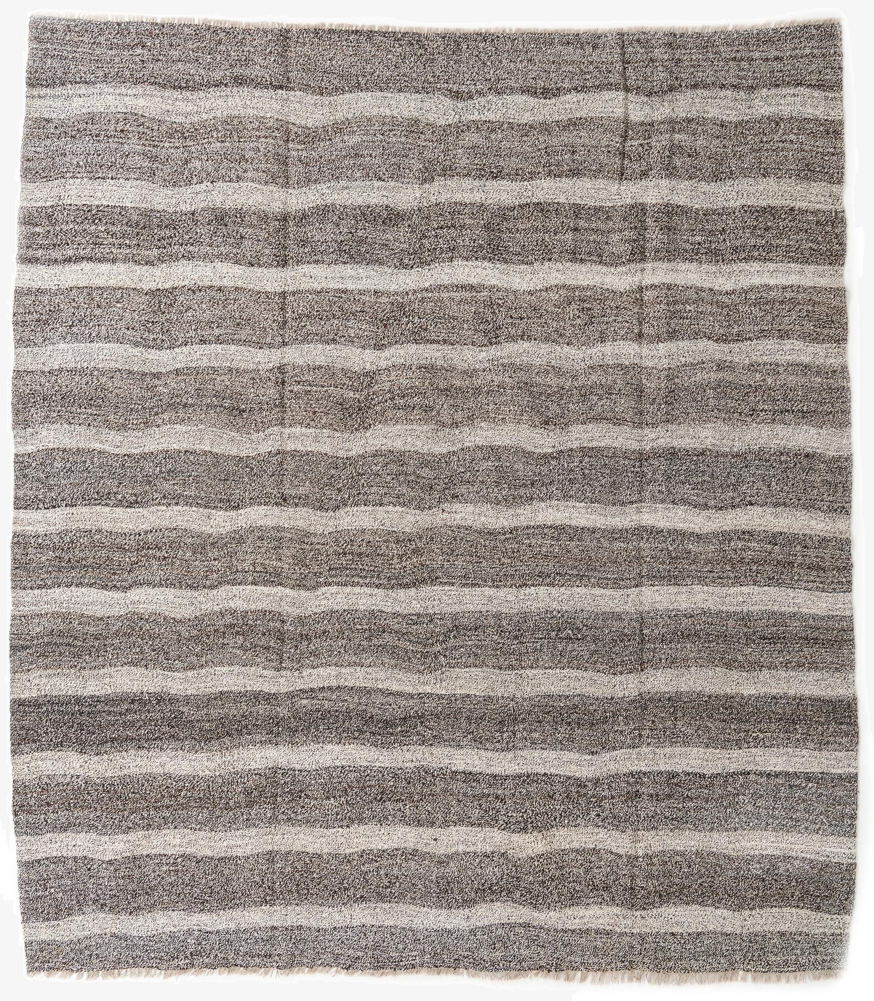 8' 8 x 9' 8  Hand Woven Kilim Modern Wool Rug