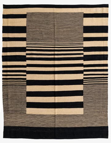 6' x 7' 7 Hand Woven Kilim Modern Wool Rug