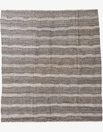 8' 6 x 9' 5 Hand Woven Kilim Modern Wool Rug