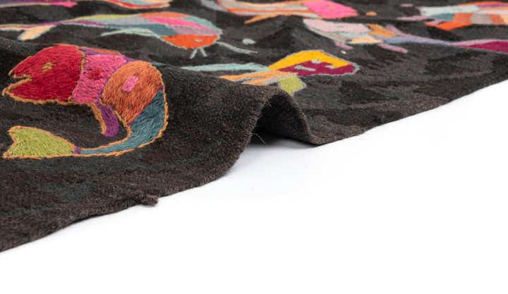6' 2 x 9' 5 Kilim Wool Rug