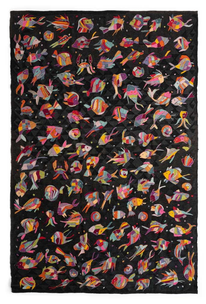 6' 2 x 9' 5 Kilim Wool Rug