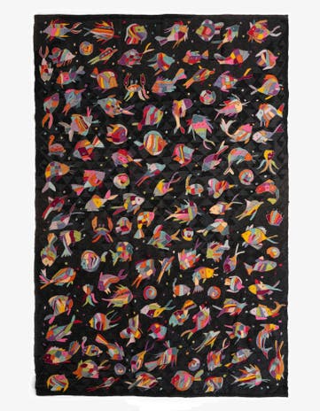 6' 2 x 9' 5 Kilim Wool Rug