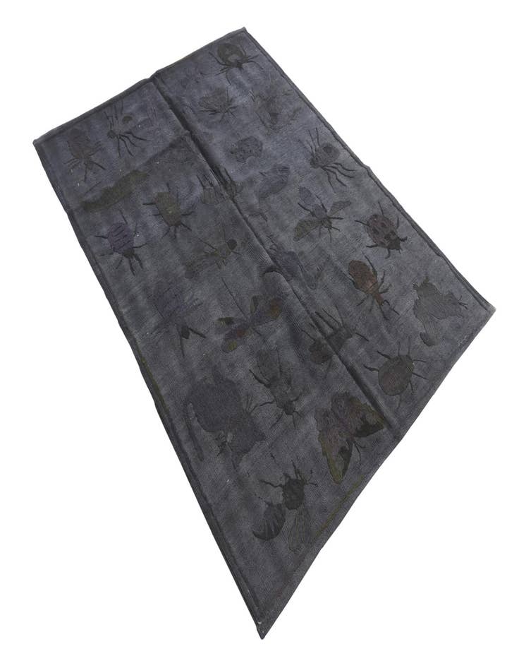 Detail image of 4' 2 x 5' 7  Hand Woven Kilim Suzani Wool Rug