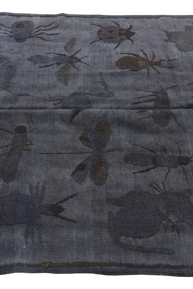 4' 2 x 5' 7 Hand Woven Kilim Suzani Wool Rug