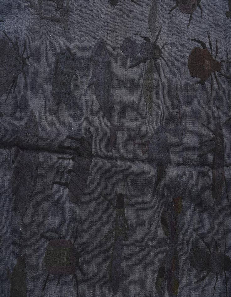 Detail image of 4' 2 x 5' 7  Hand Woven Kilim Suzani Wool Rug